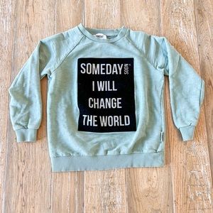 Someday Soon Sweatshirt in Green Size 8Y